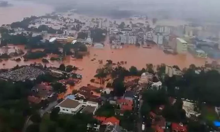 Heavy rain hits Brazil